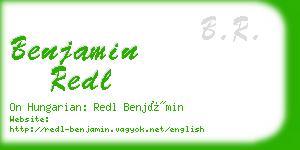 benjamin redl business card